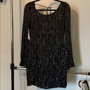 BEBE / MLV Tyler Wedding Guest Dress / Sequin